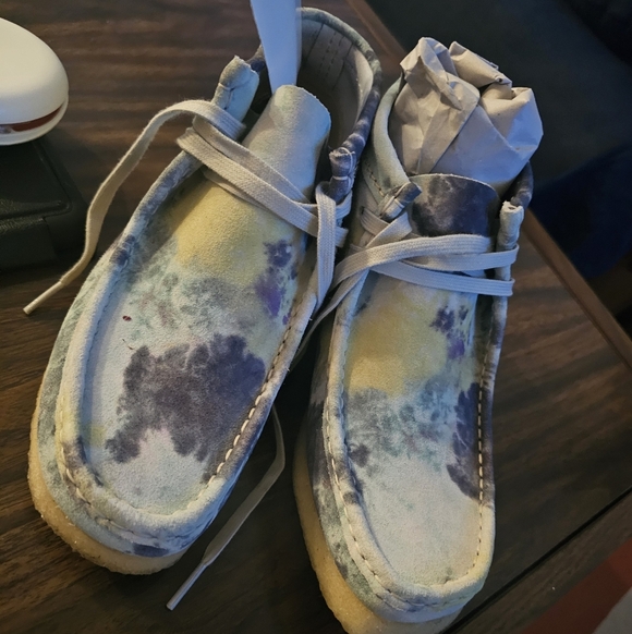 Clarks Wallabee Tie Dye Size 9 - Picture 3 of 4